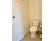 Clean, bright half bath with neutral walls and tiled floors at 994 King Parc Rd, Orange City, FL 32763