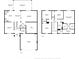 Two floor plans showing the layout of the first and second floor levels in this home at 122 Carmel Bay Dr, Sanford, FL 32771