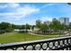 This balcony view offers scenic views of the park and surrounding city at 151 E Washington St # 419, Orlando, FL 32801