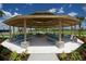 Community picnic pavilion featuring tables and seating, a great place for residents to gather and socialize outdoors at 18381 Oliver Twist Way, Winter Garden, FL 34787