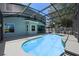 Beautiful screened-in pool with a patio area perfect for outdoor entertaining at 2204 Hammock Moss Dr, Orlando, FL 32820