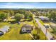 Aerial view of a charming home with a large backyard, pool, and neighborhood setting at 337 Ohio Ave, St Cloud, FL 34769