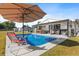 Inviting pool area with comfortable seating and outdoor bar for poolside entertaining at 337 Ohio Ave, St Cloud, FL 34769