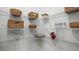 Well-organized pantry with wire shelving, featuring baskets and containers for storage at 4946 Foxglove Cir, Lakeland, FL 33811