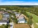 Real estate featuring a golf course, multiple homes, and expansive greenery showing the lovely neighborhood landscape at 7419 Gathering Ct, Reunion, FL 34747