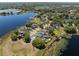 An aerial view shows the lakeside community at 936 Summer Lakes Dr, Orlando, FL 32835