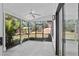 Screened porch with view of the yard at 1022 Glenharbor Cir, Winter Garden, FL 34787