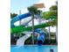 Community pool featuring a slide, perfect for a fun day outdoors at 3044 Mahalo Dr, Davenport, FL 33897