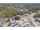 Aerial view of a residential neighborhood featuring manicured lawns and tranquil ponds in a serene environment at 323 Shadow Oak Dr, Casselberry, FL 32707