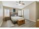 Serene bedroom with natural light, a ceiling fan and ample closet space at 4638 Destrehan, Leesburg, FL 34748