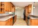 Stylish kitchen featuring granite countertops, stainless appliances, and ample cabinet space at 122 W Hillcrest St, Altamonte Springs, FL 32714