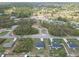 This aerial view captures the essence of a peaceful residential area surrounded by established trees and landscaping at 16121 Sw 37Th Terrace Rd, Ocala, FL 34473
