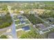 A high-angle view captures the layout of a residential area featuring comfortable homes and natural landscaping at 16121 Sw 37Th Terrace Rd, Ocala, FL 34473