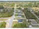 Drone shot of the neighborhood and home and lot at 16121 Sw 37Th Terrace Rd, Ocala, FL 34473