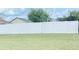 Expansive backyard featuring a privacy fence with ample space for outdoor activities and recreation at 1795 Orange View Ct, Kissimmee, FL 34746