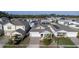 Aerial view showcasing a lovely single Gathering home in a neighborhood with manicured landscaping at 2750 Slash Way, St Cloud, FL 34771