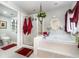 Bright bathroom features a shower, tub, and decorative mirror at 3244 Amaca Cir, Orlando, FL 32837