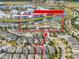 Beautiful aerial view showing a short walk to the clubhouse at 4704 Sleepy Hollow Dr, Kissimmee, FL 34746