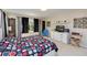 Inviting bedroom with a king-size bed, stylish furnishings, and ample natural light at 6799 Helmsley Cir, Windermere, FL 34786