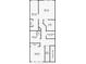 Floor plan shows upstairs with bedrooms, bathrooms, closets, and a convenient laundry room at 869 Taramundi Dr, Oviedo, FL 32765