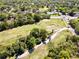 Aerial view of the community golf course, fairway, and surrounding landscaping at 1886 Saint Andrews Pl # 1886, Longwood, FL 32779