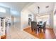 Charming dining area bathed in light and adjacent to the living room and kitchen at 217 Sevilla Ave, Davenport, FL 33897