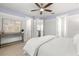 Spacious bedroom with modern decor and multiple entryways at 2413 Park Ridge St, Apopka, FL 32712