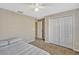 Bedroom with closet and a neutral palette creating a peaceful and inviting space at 5481 Limestone Ln # 5481, Lakeland, FL 33809