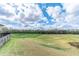 Beautiful view of the expansive golf course, perfect for golf enthusiasts, set against a backdrop of lush greenery and a bright sky at 844 Driving Range Ct, Reunion, FL 34747