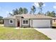 Charming single-Gathering home with a red front door, one car garage and green lawn at 12781 Sw 86Th Circle, Ocala, FL 34473