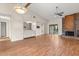 Open floor plan features a wet bar and fireplace at 15 Escondido Ct # 145, Altamonte Springs, FL 32701