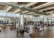 Modern fitness center featuring weight training equipment and mirrored walls at 150 E Robinson St # 807, Orlando, FL 32801