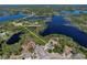 Aerial view of a home in a community near the Lake Butler Recreation Complex at 209 Roman Ct, Deltona, FL 32738