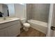 Bathroom features shower and tub, toilet and vanity with sink at 2296 Sirena Ln, Mount Dora, FL 32757