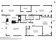 Detailed floor plan of a 1604 sq ft home featuring 3 bedrooms, 2 bathrooms, and an open living and dining area at 2318 Vincent Rd, Orlando, FL 32817