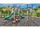 Well-maintained playground with slides, climbing equipment, and safe, cushioned ground cover at 3083 Pirate Way, Kissimmee, FL 34747