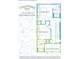 Upstairs floorplan featuring bedrooms with ensuite bathrooms and an outdoor space at 3083 Pirate Way, Kissimmee, FL 34747