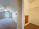 Spacious bedroom featuring high ceilings, carpeting, and natural light at 358 Morning Creek Cir, Apopka, FL 32712