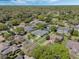 Aerial view showcasing a well-maintained home with a private, screened-in pool in a desirable residential area at 504 Sonata Ct, Winter Springs, FL 32708