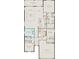 Detailed floorplan showcases the layout of the home, including bedroom sizes and room placement at 6038 Tree Crossing Ln, St Cloud, FL 34771