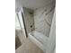 Modern bathroom features a white tiled shower at 6130 Gamble Dr, Orlando, FL 32808