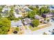 An aerial view showcases this property among lush surroundings at 819 State Ave, Daytona Beach, FL 32117