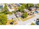 An aerial view showcases this property among lush surroundings at 819 State Ave, Daytona Beach, FL 32117