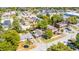 An aerial view showcases this property among lush surroundings at 819 State Ave, Daytona Beach, FL 32117