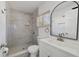 Bathroom featuring a tiled shower and vanity at 831 Wolf Trl, Casselberry, FL 32707