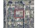 Aerial view shows boundaries, identified as 1.C, and surrounding streets, Markham Woods and Ferne Drive at 947 Ferne Dr, Longwood, FL 32779