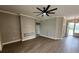 Living Room with wood look flooring and ceiling fan at 947 Ferne Dr, Longwood, FL 32779