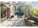 Screened in pool area with patio seating; perfect for entertaining at 452 Opal Ct, Altamonte Springs, FL 32714