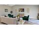 Open-concept living room with contemporary furniture, stylish décor, and ample space at 5307 Sandy Hill Dr, Orlando, FL 32821