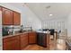 Updated kitchen featuring granite countertops and stainless steel appliances at 5414 Zinnia St, Leesburg, FL 34748